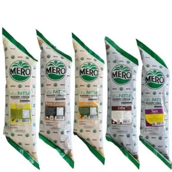 

Mero Le Patta Bakery Cream Bahan Isian Roti Kue 1kg - All Variant
