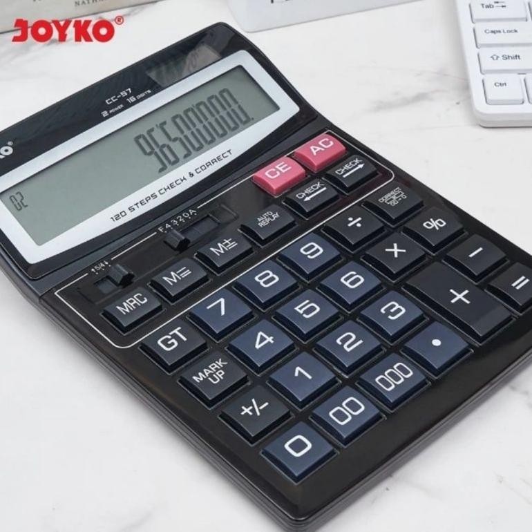 

JOYKO CC-57 Check & Correct Calculator - Kalkulator 16 Digit LCD BESAR Cek Ulang
