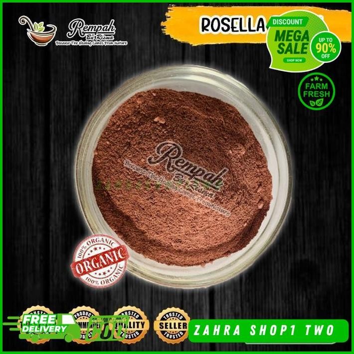 

BUNGA ROSELLA BUBUK / SERBUK ROSELLA 50 GRAM MURNI PRODUK TERBAIK