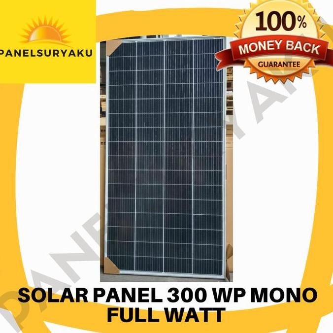 ready SOLAR PANEL SURYA SOLAR CELL MODULE 300 WP 300 WATT MONO MAYSUN PROMO