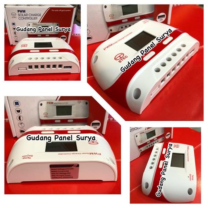 ready Solar Charge Controller 10A scc 10a SCC STEC 10 a 12/24V PWM Display