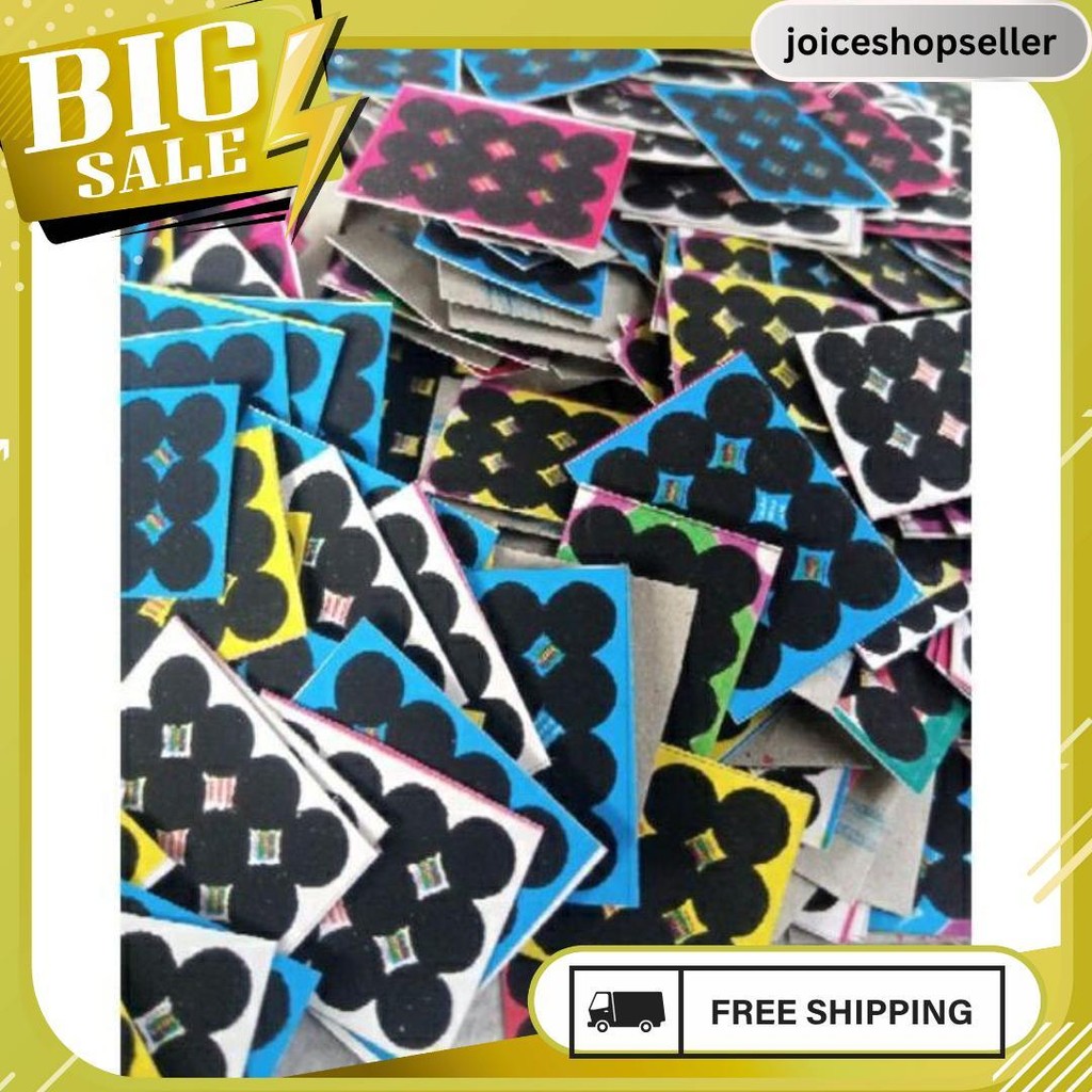 [Jy5Oo] Mainan Gosok Gosokan Bom 12Titik Mainan Gosokan Isi 500 Keping Murah Flash Sale