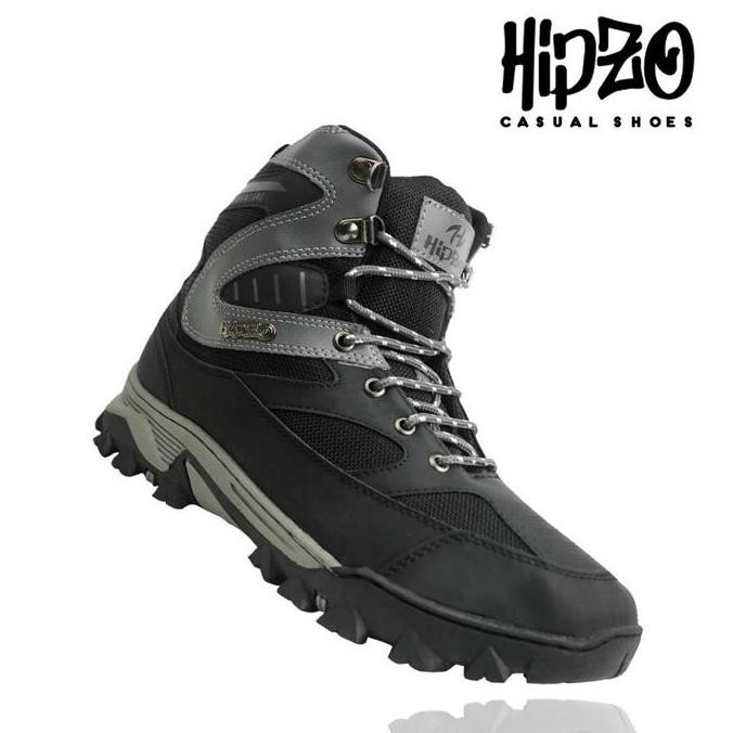 (Expert) HIPZO Sepatu Hiking M072 Boots Untuk Pria Size Jumbo Mendaki Outdoor