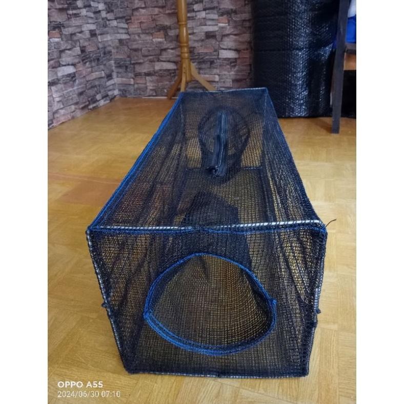 jaring perangkap bubu ikan 70x25x25 penangkap kepiting bubu ikan lele,belut,udang kawat anti karat N