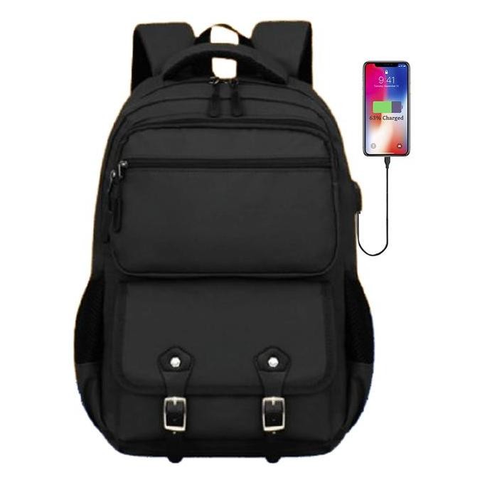 Koleksi Terbaru | [Juragan Tas] Polo Miami 1161 Tas Ransel Anti Air Tas Backpack Pria Wanita Style K