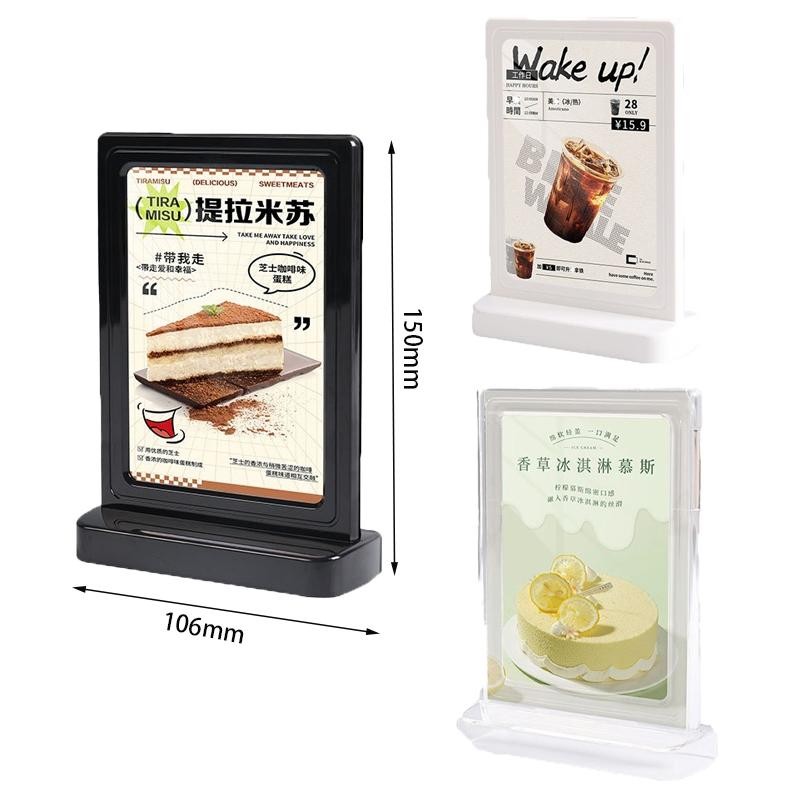 

JH8 A6 Stand Akrilik Stand Menu Tempat Brosur Holder Menu Sign Holder Cafe Rumah Makan