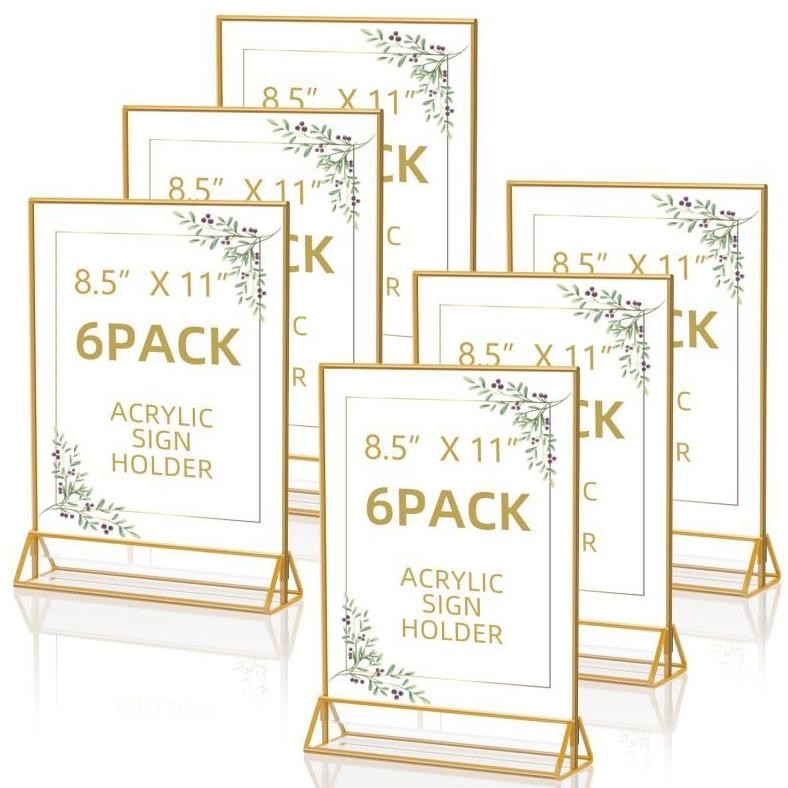 

JH8 Stand Akrilik / Stand Brosur / Stand Menu / Holder Menu / Holder Brosur Acrylic Sign Holder