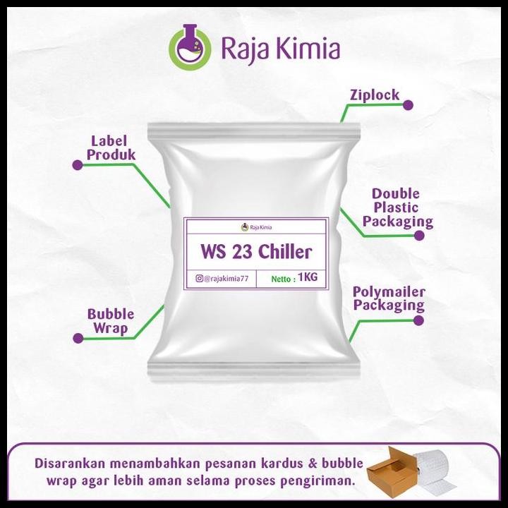 

Terlaris WS 23 Chiller / Cooling Agent Powder Food Grade Best Seller