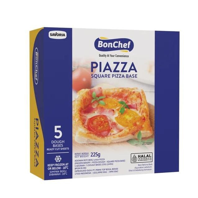 

Bonchef Square Pizza Base Uk 12X12Cm Isi 5 Lembar 225Gr Nt Kurir