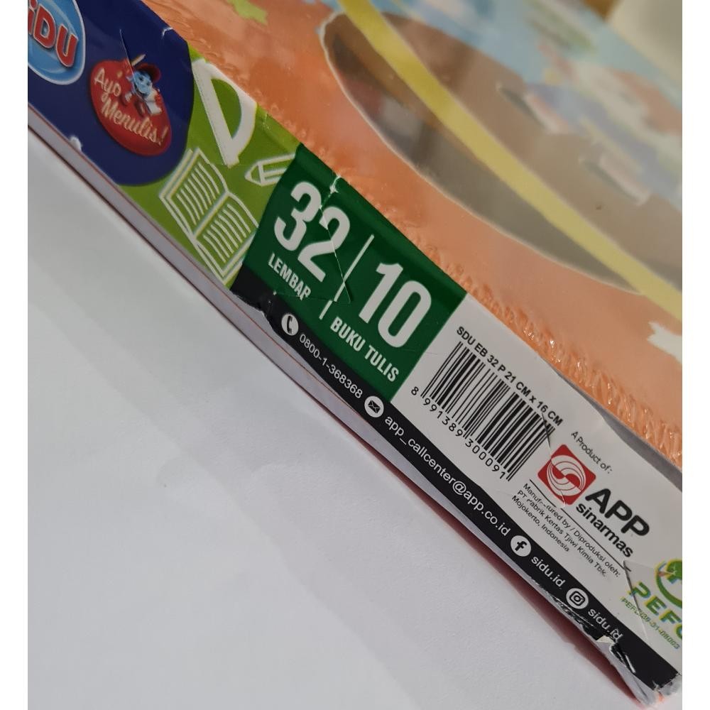 

JH8 (10 Pcs ) Buku Tulis Sidu 32 Lembar Khusus instant/Sameday