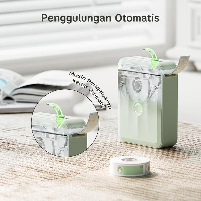 

Niimbot D110 Portable Label Printer Name Sticker Thermal Label Maker Bluetooth Inkless Small Printer Life Classification Home Use Sticker Note Original Dan Terpercaya