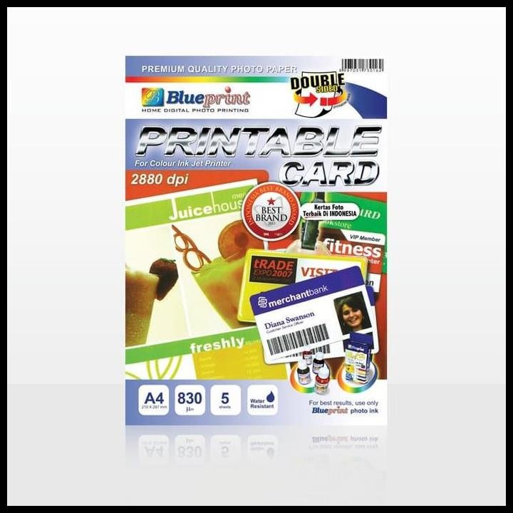 

Terlaris Bp-Pca4830 A4 Printable Card White Blueprint Original100% Id Card Menu Good Quality