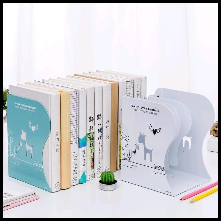 

Terlaris Sandaran Buku Bookends|Pembatas Buku|Book Holder Good Quality