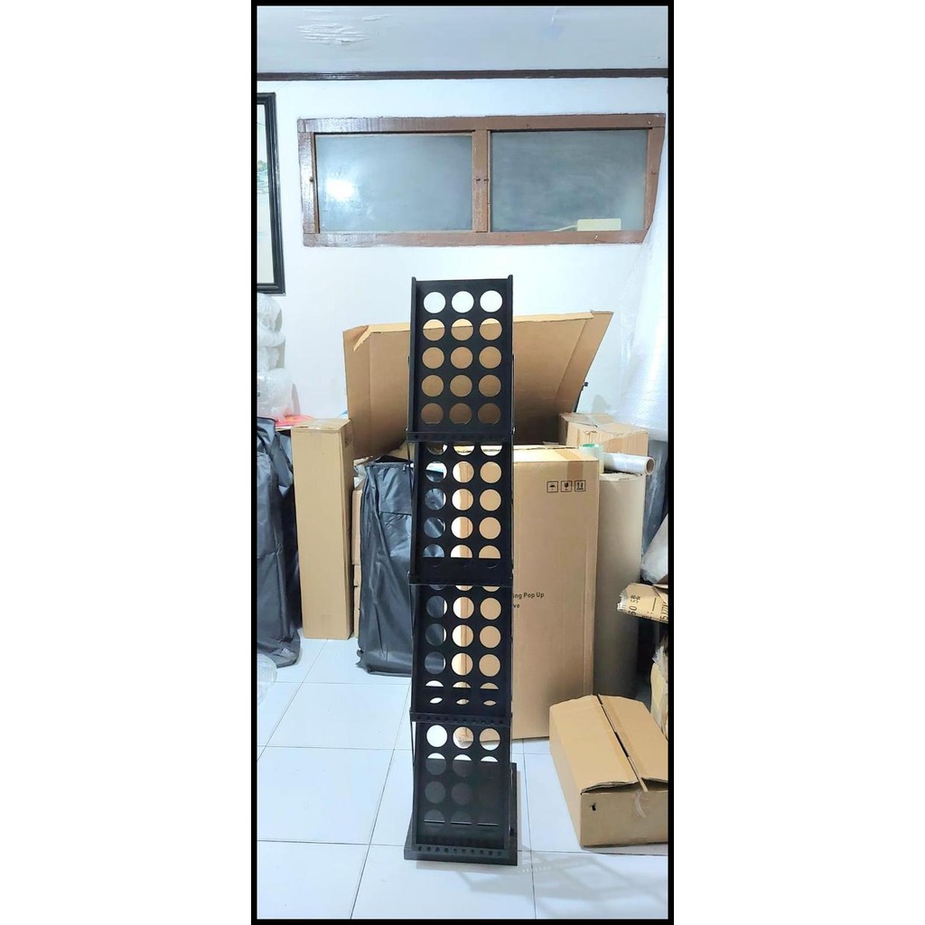 

Terlaris Rak Brosur Lipat 4 Susun Hitam Good Quality