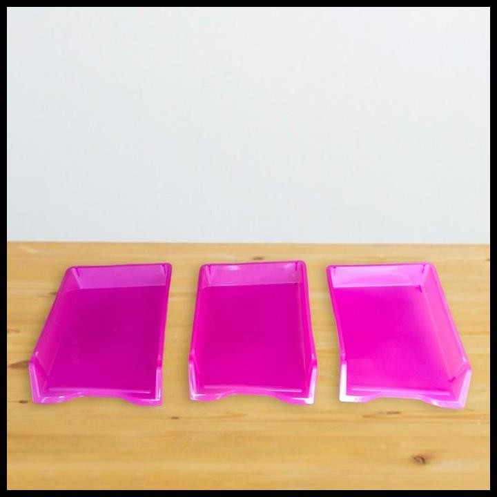 

Terlaris Rak Meja Rak Dokumen Kertas 3 Susun - Document Tray Good Quality