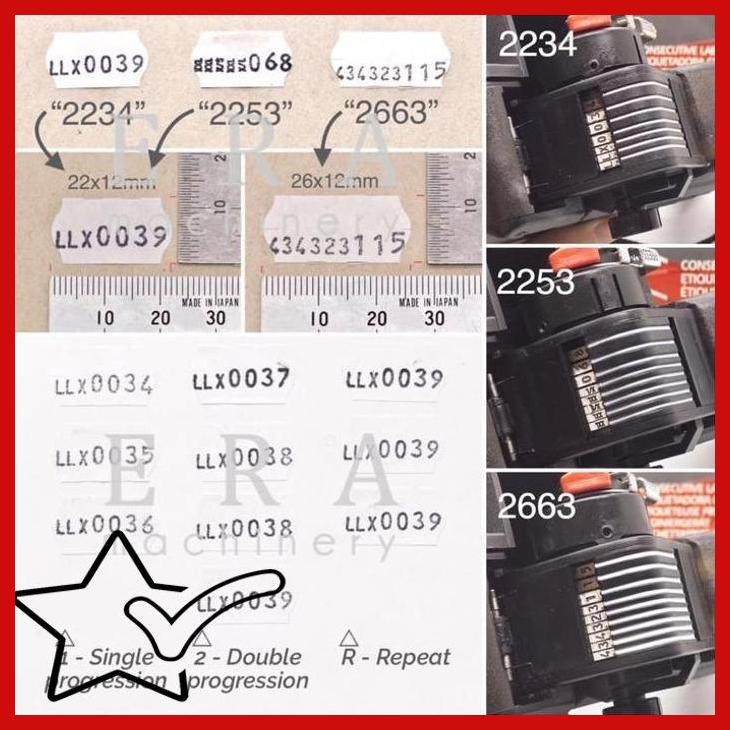 

[EMH] BLITZ CONSECUTIVE LABELLER / MESIN NUMBERING