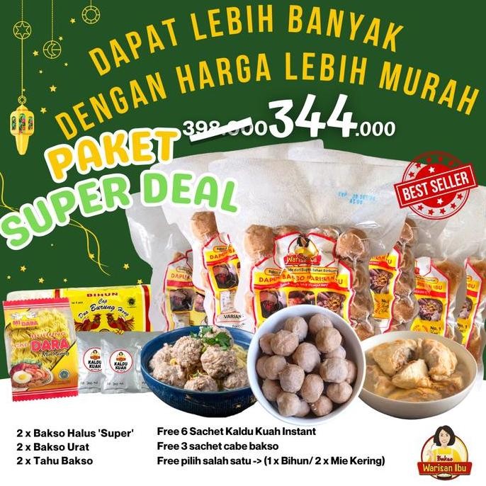 

Super Deals Menu Best Seller
