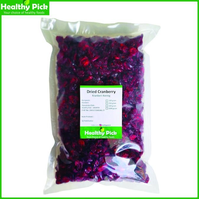 

Dried Cranberries Unsweetened 1Kg