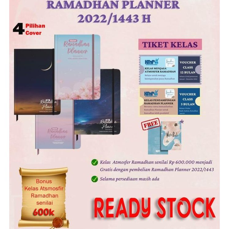 

Buku Agenda : Ramadhan Planner 1443/2022 (Plus Bonus Senilai 600K)