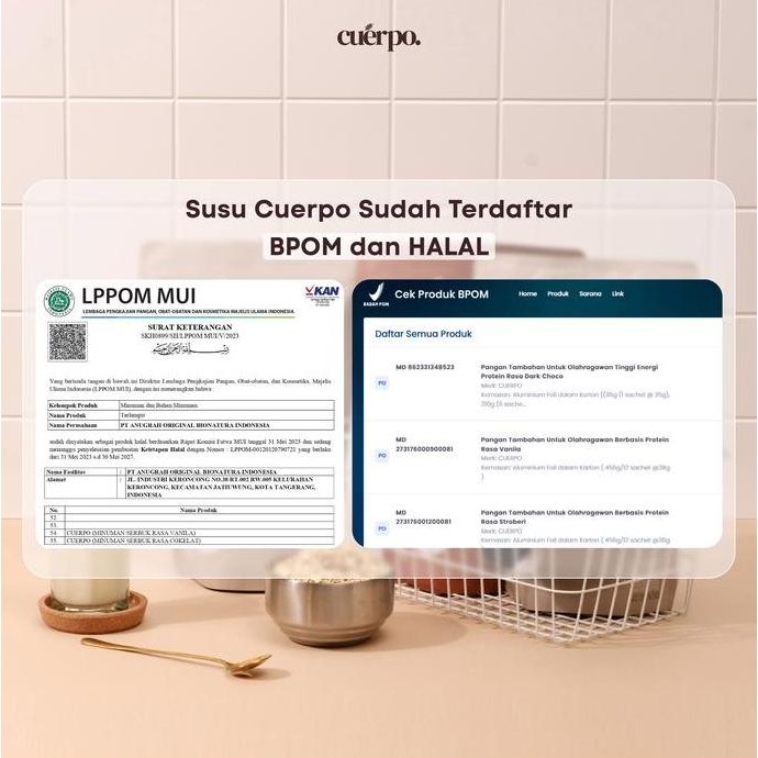

Cuerpo 2 Lbs 945Gram Susu Vanilla & Coklat