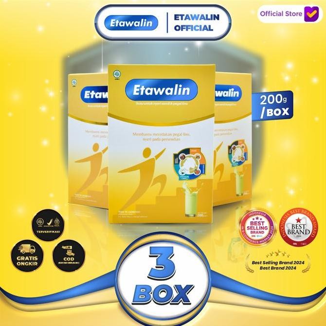 

Paket 3 Box Etawalin - Susu Kambing Etawa Menjaga Kepadatan Tulang