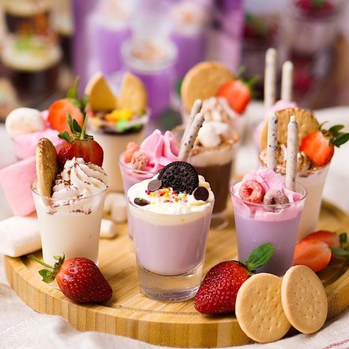 

Paket Selusin - 12 Pcs Omura Dessert Shooter Panna Cotta