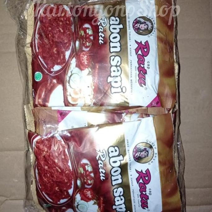 

Abon Ratu Abon Sapi Cap Ratu Per Pak Isi 10Bks