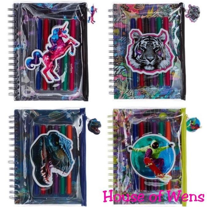 

Smiggle Galaxy A5 Notebook And Markers Original