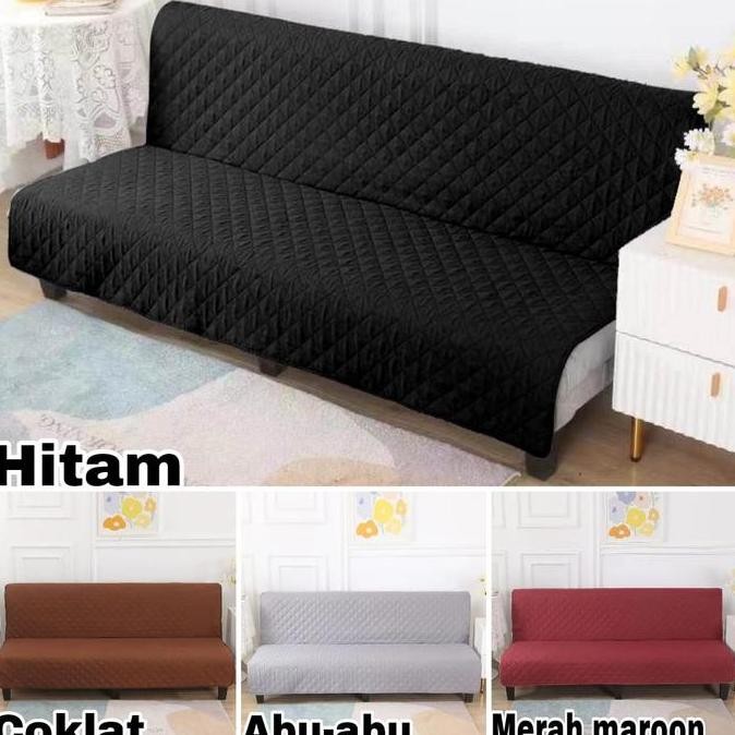Sarung sofa bed PROTEKTOR size M n L / Cover sofa bed INFORMA microfiber Promo