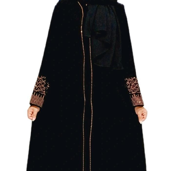 Efs Abaya Hitam Outher Lengan Mata / Baju Syar'I / Blezer / Long Dress Wanita Gamis