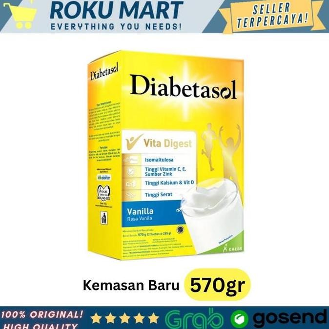 

Diabetasol 570 Gram / Susu Diabetasol 570G Vita Digest