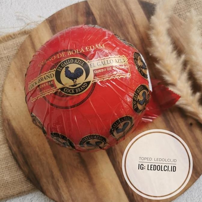 

Termurah! Keju Edam Cheese Bola Ayam Emas Edam Apel Keju Tua Satu Bola