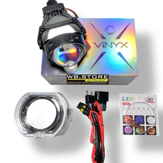 By05 ty-35 uk-12 VE29 Combo paket lengkap Biled Vinyx P75 P70 P65 GEN 2 3 inch Purple lens Projector