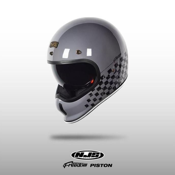 NJS Freedom Piston - Helm Retro | NJS | Helm NJS | Freedom | Retro | NJS Retro | Retro Motif | NJS O