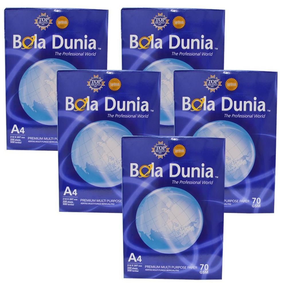 

JH8 BOLA DUNIA 70GR A4 F4 QUARTO G0SEND GR4B INSTAN ONLY / KERTAS PRINT / KERTAS FOTOCOPY