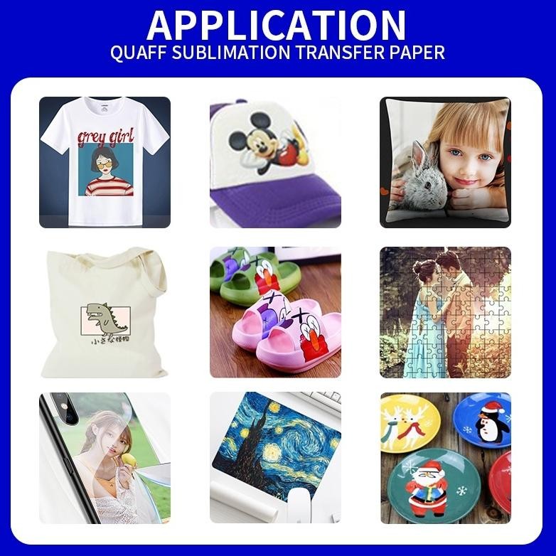 

JH8 Kertas Sublimasi Fast Dry A4 100Lembar / A3 50Lembar 100gsm Kertas Sablon Sublim Transfer Paper