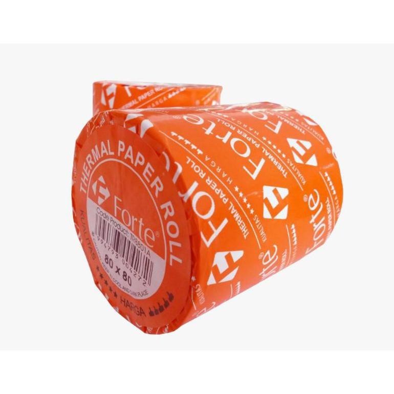 

JH8 Kertas Thermal Forte / Kertas Kasir 80*80 mm (60 pcs) 1 karton