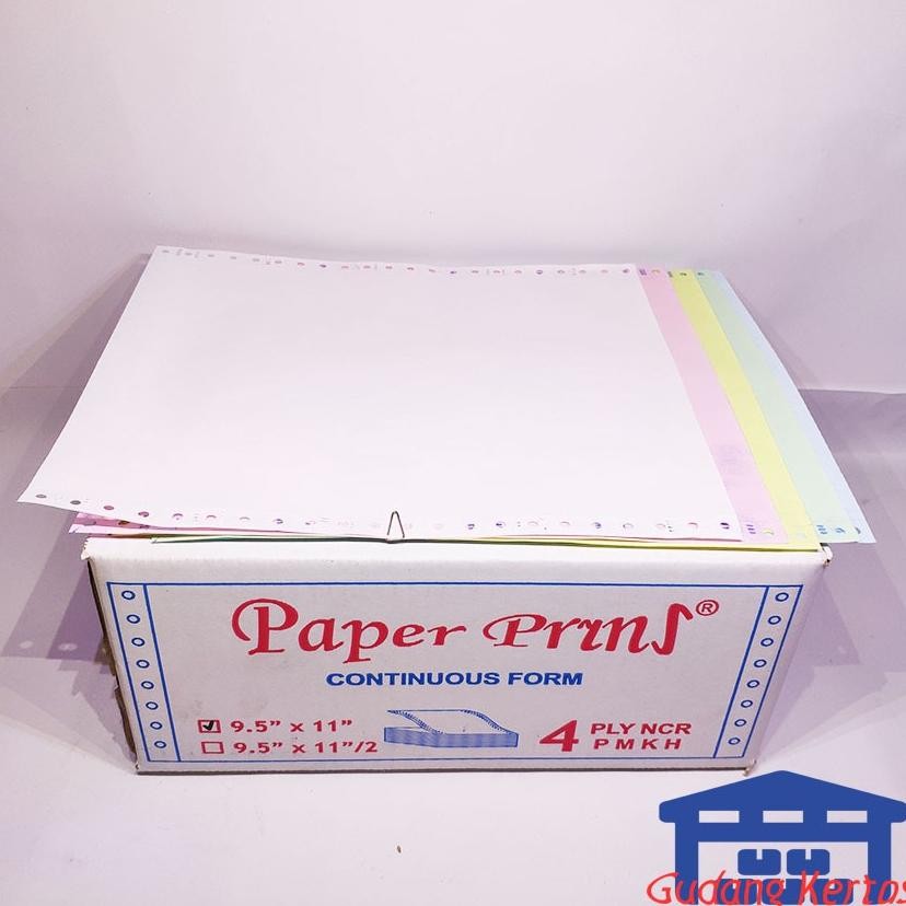 

JH8 CONTINUOUS FORM 91/2 X 11 4PLY PAPERPRYNS