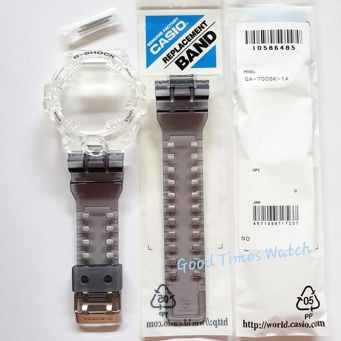 new  PAKET STRAP BEZEL G-SHOCK GA-700SK-1A GA 700SK GA 700 CASIO ORIGINAL