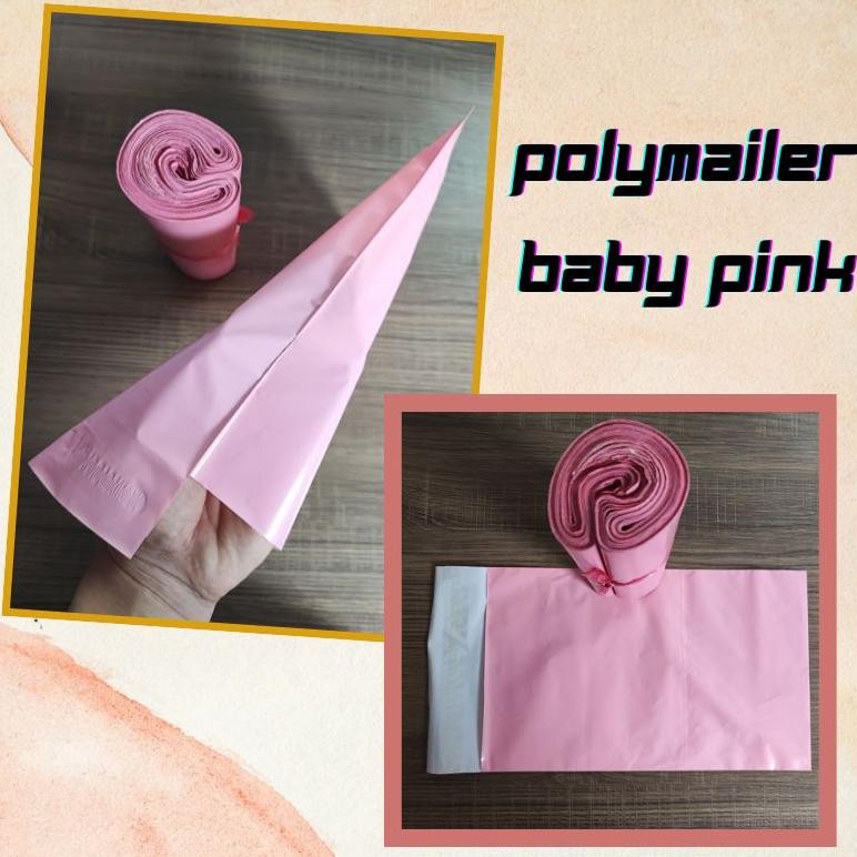 

JH8 PLASTIK POLYMAILER BABY PINK - [17x30] 100 PCS Polymailer Baby Pink Premium Glossy