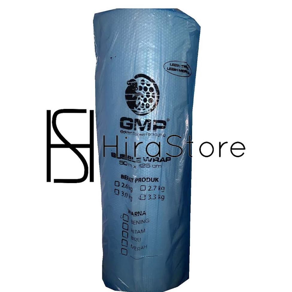 

JH8 Promo Bubble wrap 50 m x 1.25 m plastik biru bubble lebih bagus, tebal, pekat