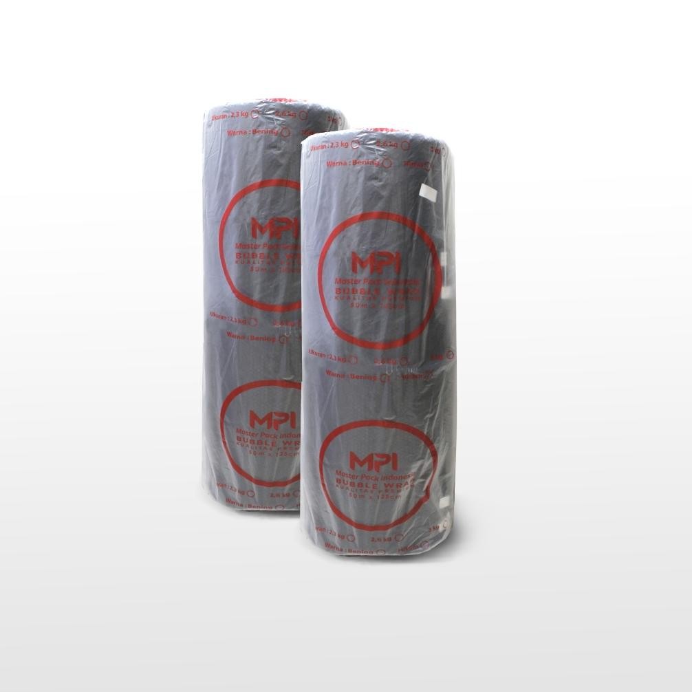 

JH8 Bubble Wrap 3KG 125 cm x 50 meter Bening Hitam MASTER PACK INDONESIA