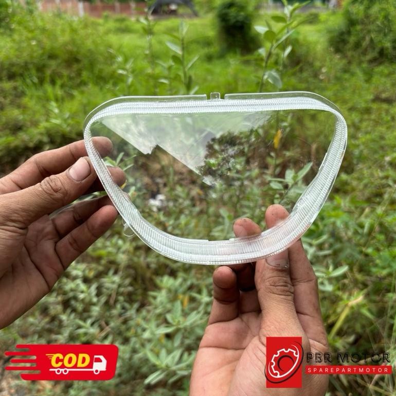 Mika Kaca Lampu Depan Shogun New 110