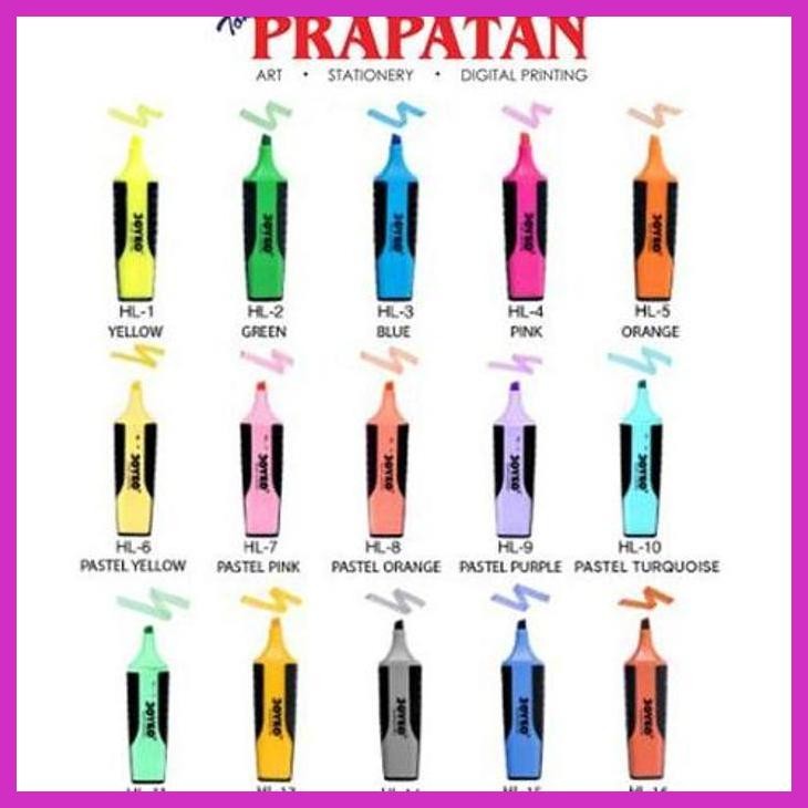 

( SEKOLAH / LUKIS ) DISCOUNT JOYKO HIGHLIGHTER HL PENANDA WARNA (SENI / MENGGAMBAR / ART / KERAJINAN ) SIAP KIRIM