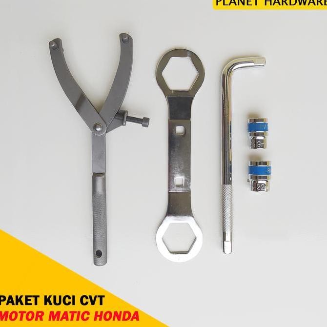 Paket Kunci CVT Motor Matic Honda Treker, Kunci Kanvas, Kunci Pully