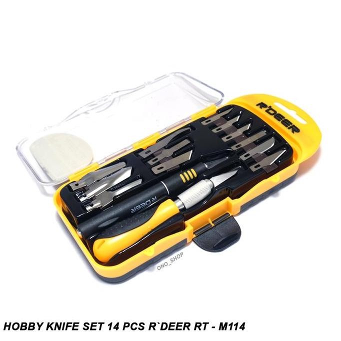 

ready !!! Hobby Knife Set 14 Pcs R`DEER - RT-M114