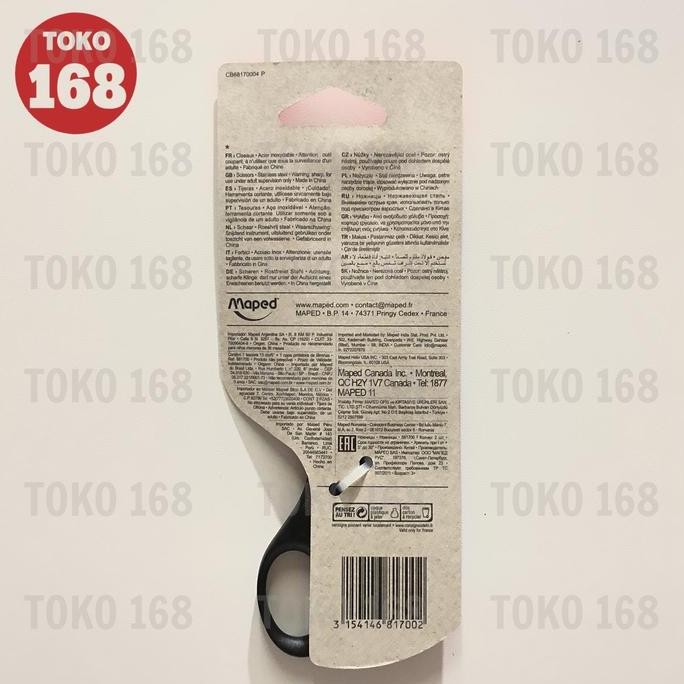 

ready !!! MAPED Gunting/Scissors Precise Cut Dengan Tutup 13cm (PCS)