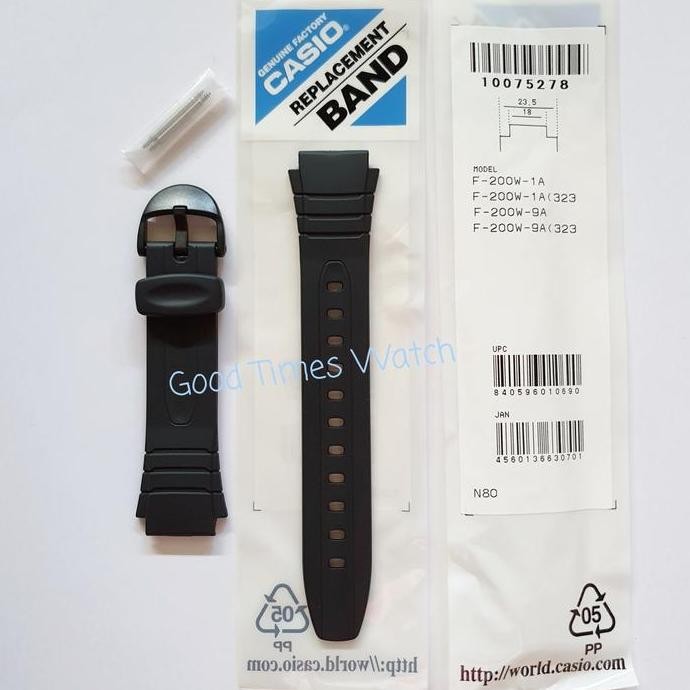 new  STRAP CASIO F-200W / F 200W F 200 Casio Original