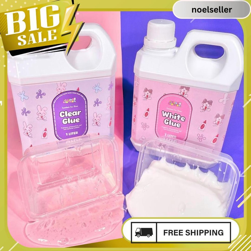 

Magic Glue By Slime Bintaro || Clear Glue || White Glue || White Glue Dan Clear Glue Termurah || Clear Glue Dan White Glue 1 Liter || Clear Slime Lem Bening || White Glue Lem Putih || Lem Untuk Slime Siap Kirim