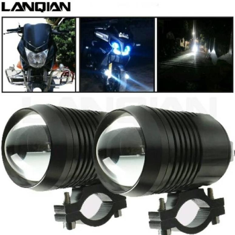 LAMPU TEMBAK SOROT LED PROJIE PROJEKTOR U1 PUTIH CREE LAMPU MOTOR